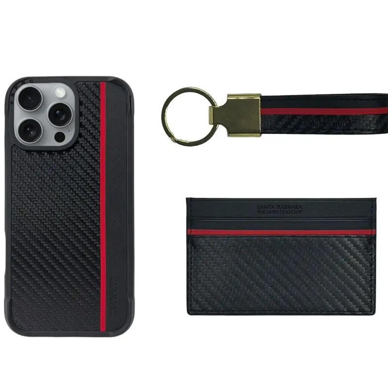 santabarbarapolo-hazel-black-case-iphone16promax-front کاور سانتا باربارا پولو مدل HAZEL مناسب برای گوشی موبایل آیفون 16 پرومکس - Image 1