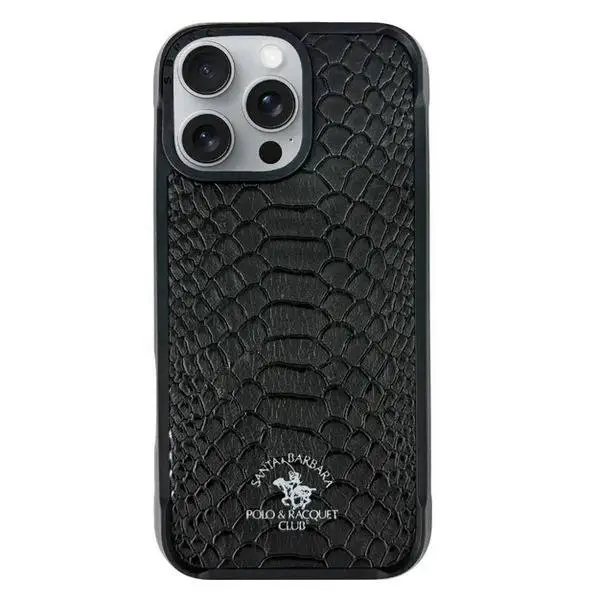 santabarbarapolo-knight-black-case-iphone16promax-front کاور سانتا باربارا پولو مدل KNIGHT مناسب برای گوشی موبایل آیفون 16 پرومکس - Image 1