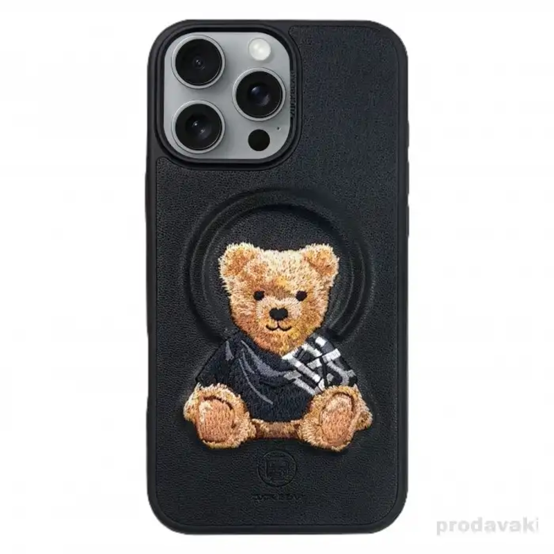 zuckbear-everley-black-case-iphone16-front کاور زاک بیر مدل EVERLEY مناسب برای گوشی موبایل آیفون 16 - Image 1